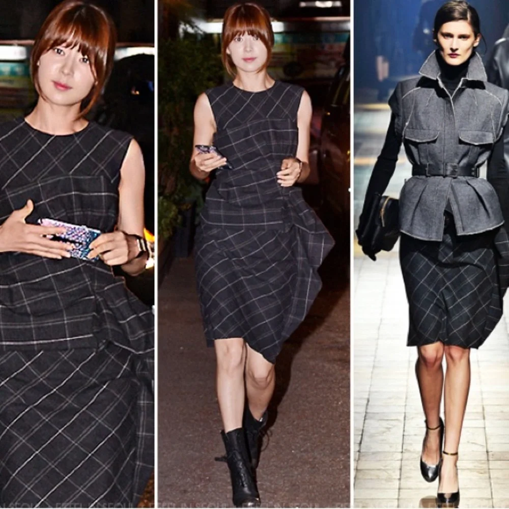 LANVIN RIVER 2013 wool dress - as seen on the runway - Picture 5 of 5